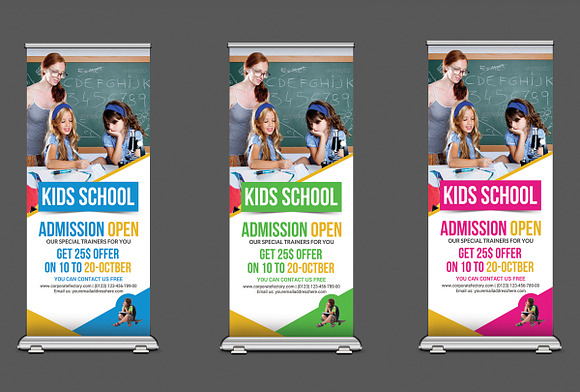 40 Multipurpose Rollup Banner Bundle in Flyer Templates - product preview 34