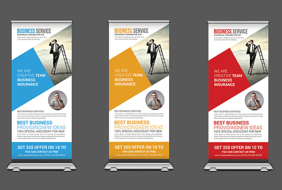 40 Multipurpose Rollup Banner Bundle in Flyer Templates - product preview 37