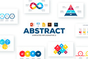 Abstract animated infographics