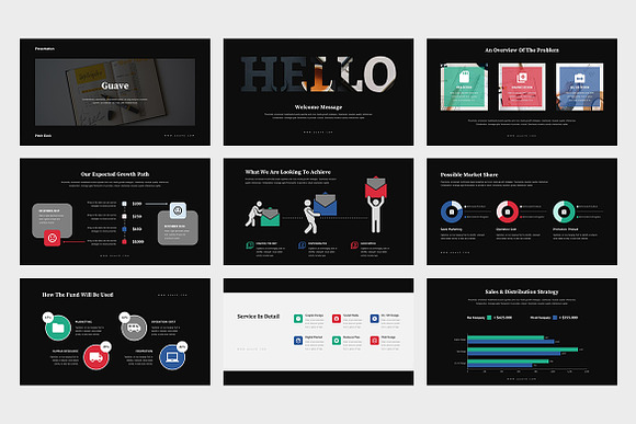 Guave : Pitch Deck Keynote in Keynote Templates - product preview 7