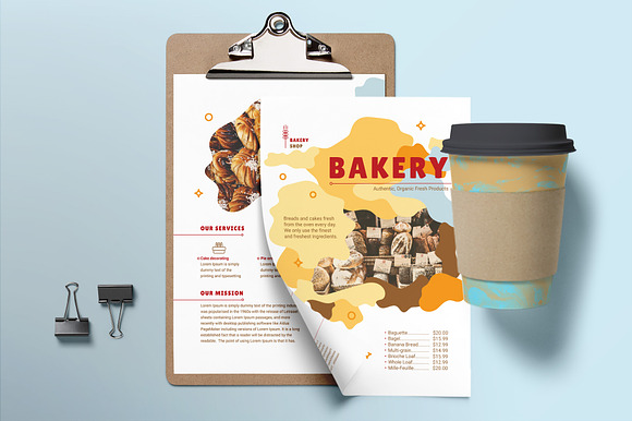 Bakery Print Pack in Invitation Templates - product preview 8