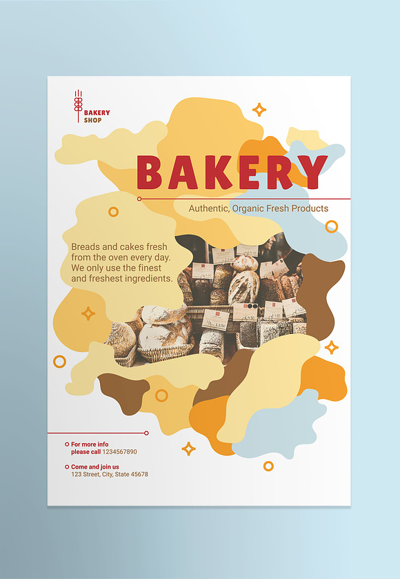 Bakery Print Pack in Invitation Templates - product preview 9