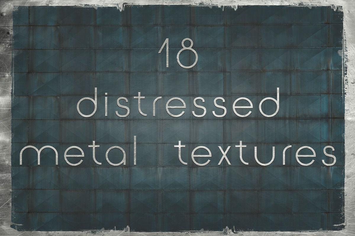 Distressed Metal Textures in Textures - product preview 8