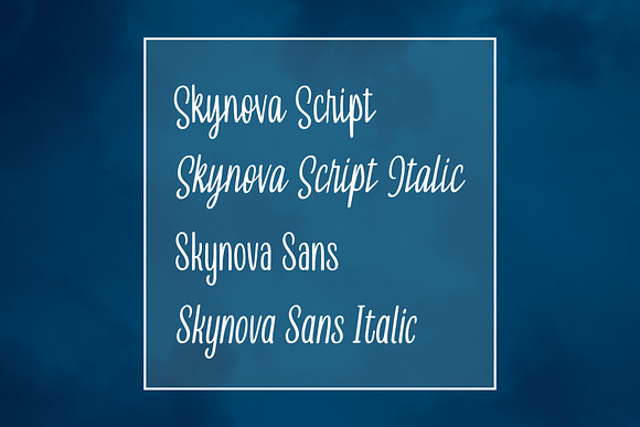 Skynova in Script Fonts - product preview 8
