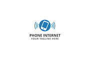 Phone Internet Logo Template