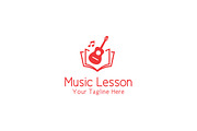 Music Lesson Logo Template