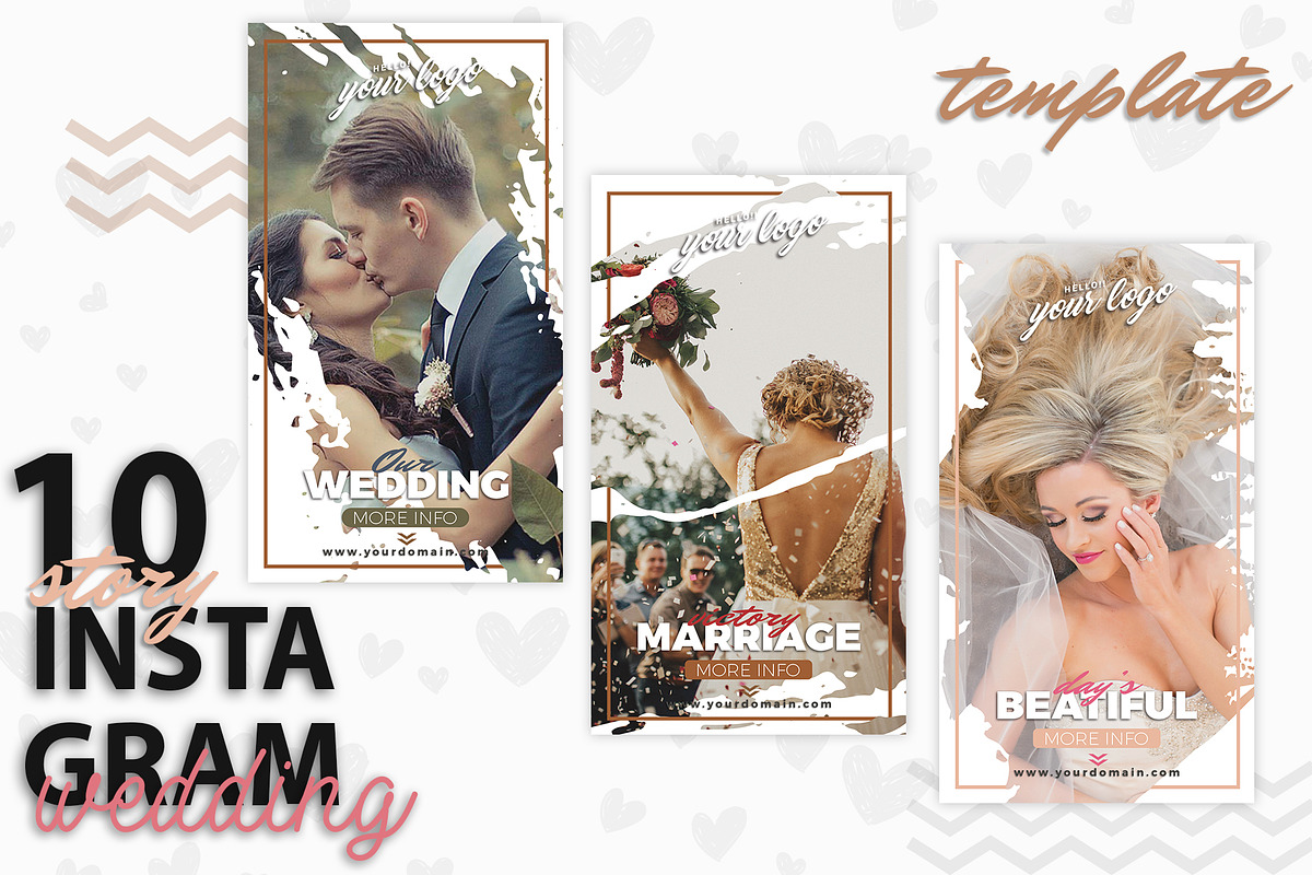 Instagram Stories Template-Wedding in Instagram Templates - product preview 8