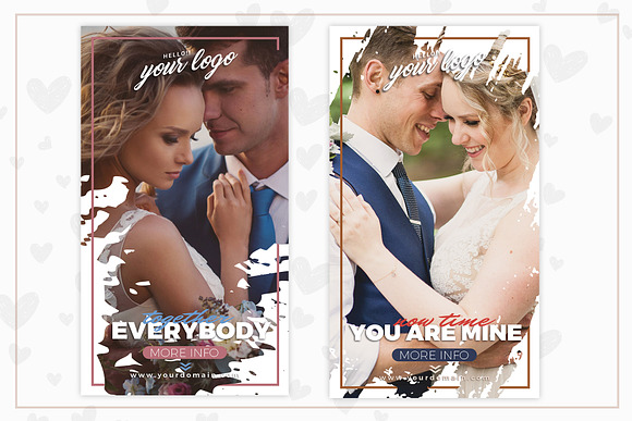 Instagram Stories Template-Wedding in Instagram Templates - product preview 4