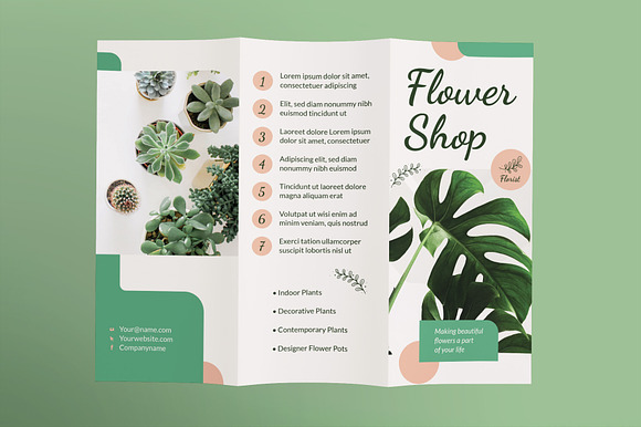 Flower Shop Print Pack in Invitation Templates - product preview 3