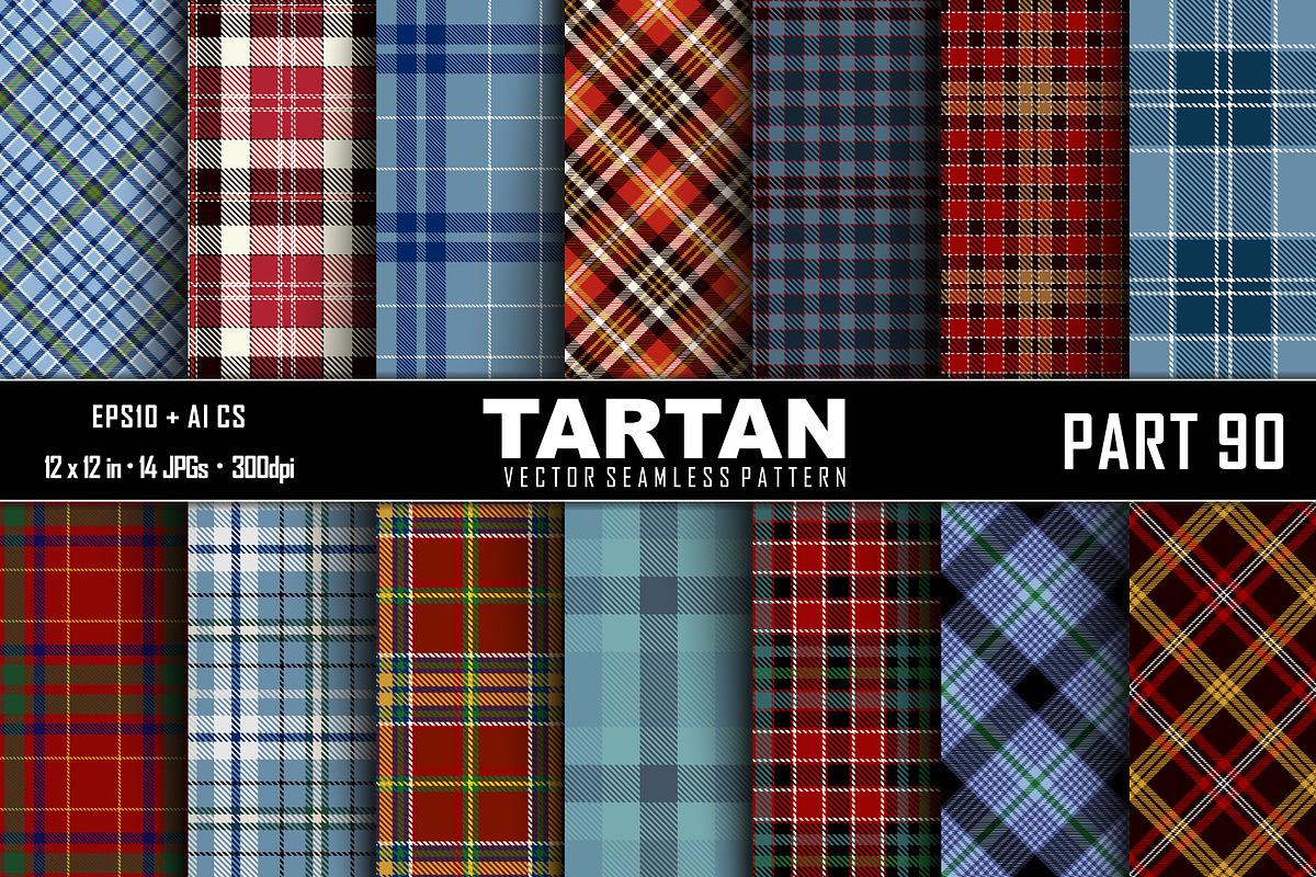 Seamless Tartan Pattern. Part–90 in Patterns - product preview 8