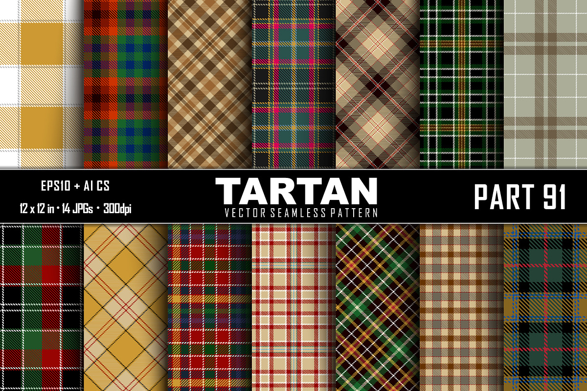 Seamless Tartan Pattern. Part–91 in Patterns - product preview 8
