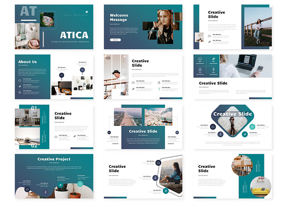 Atica - Google Slide Template in Google Slides Templates - product preview 1