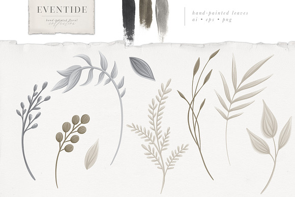 Eventide Florals Logos Patterns in Illustrations - product preview 13