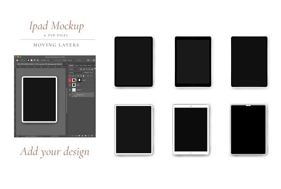 iPad mockup creator+ BONUS in Scene Creator Mockups - product preview 3