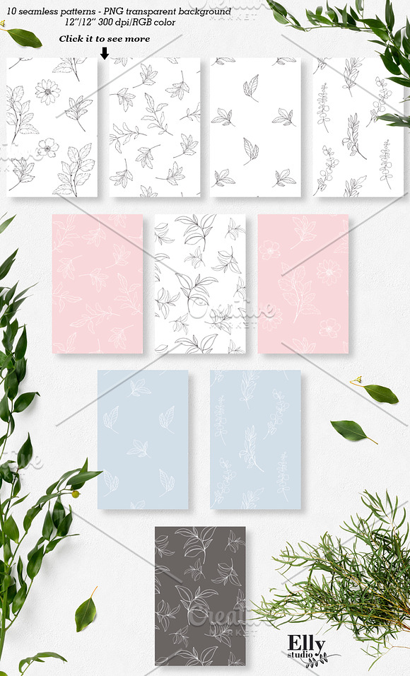 Modern Floral Graphic Collection in Illustrations - product preview 7