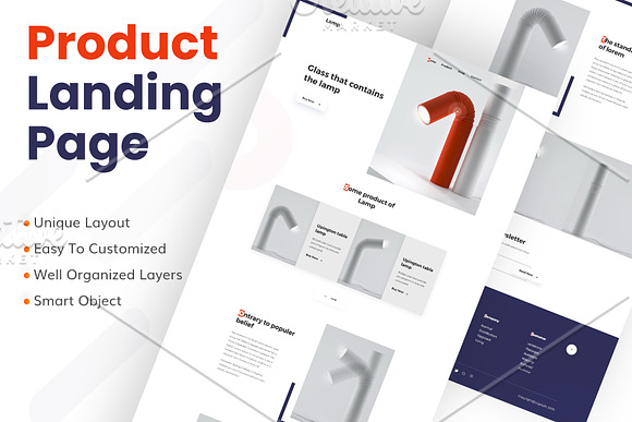 Product Landing Page in Landing Page Templates - product preview 2