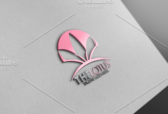 The Lotus Logo in Logo Templates - product preview 1