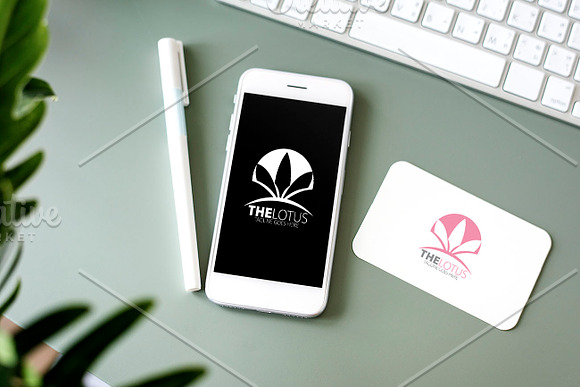 The Lotus Logo in Logo Templates - product preview 2