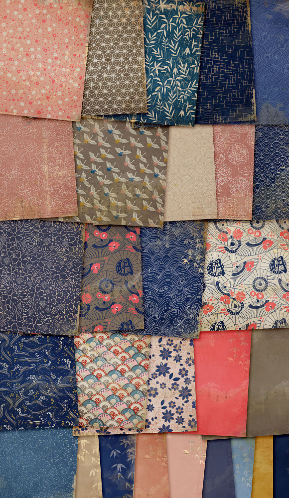 Vintage Japanese Papers in Patterns - product preview 3