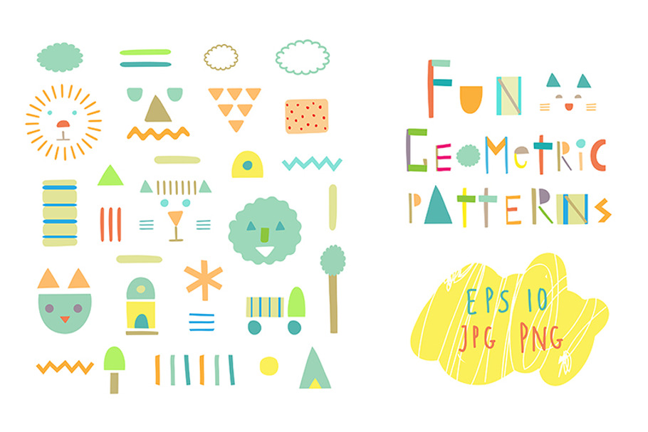 19 fun geometric patterns in Patterns - product preview 8