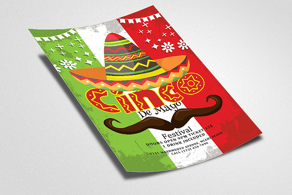 Cinco De Mayo Flyer/Poster in Flyer Templates - product preview 1