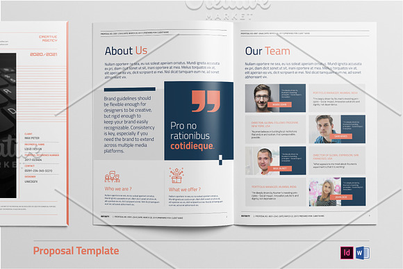 Proposal Template in Stationery Templates - product preview 1