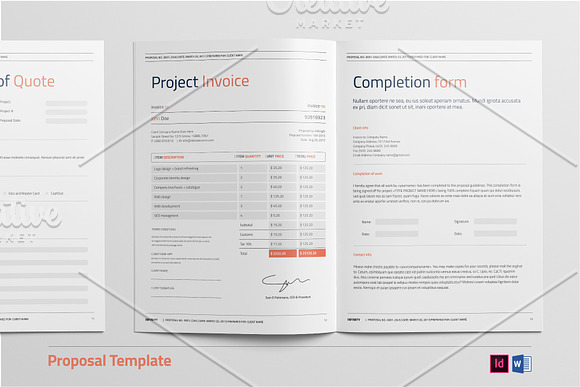 Proposal Template in Stationery Templates - product preview 6