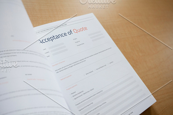 Proposal Template in Stationery Templates - product preview 13