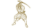 samurai warrior with sword
