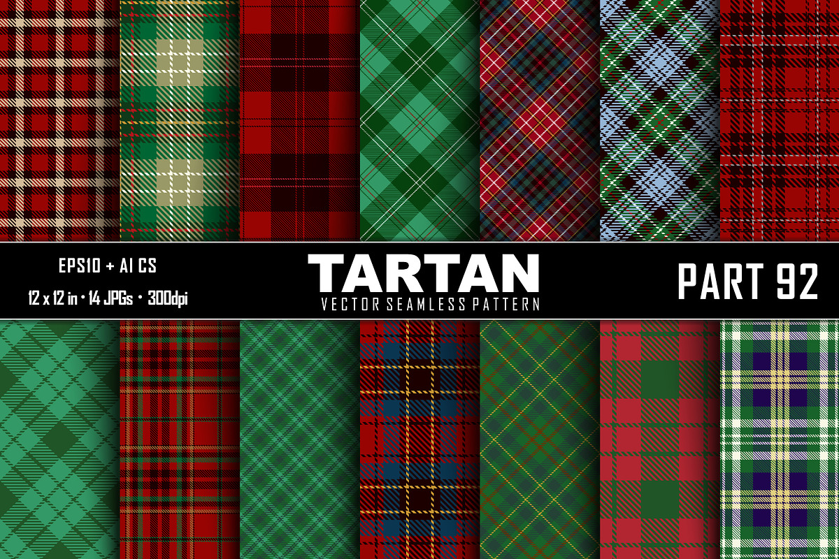 Seamless Tartan Pattern. Part–92 in Patterns - product preview 8