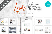 CANVA Light Mist Instagram Post