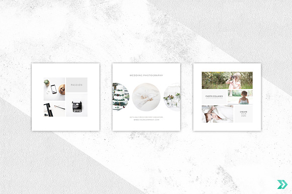 CANVA Light Mist Instagram Post in Instagram Templates - product preview 7