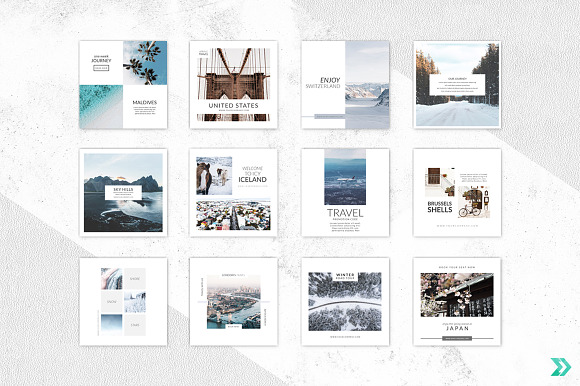 CANVA Light Mist Instagram Post in Instagram Templates - product preview 11