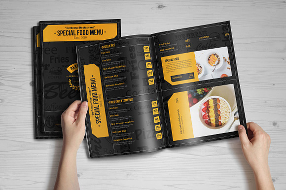 Special Food Menu Brochure -12 Pages in Brochure Templates - product preview 3