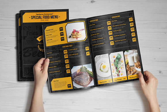 Special Food Menu Brochure -12 Pages in Brochure Templates - product preview 6