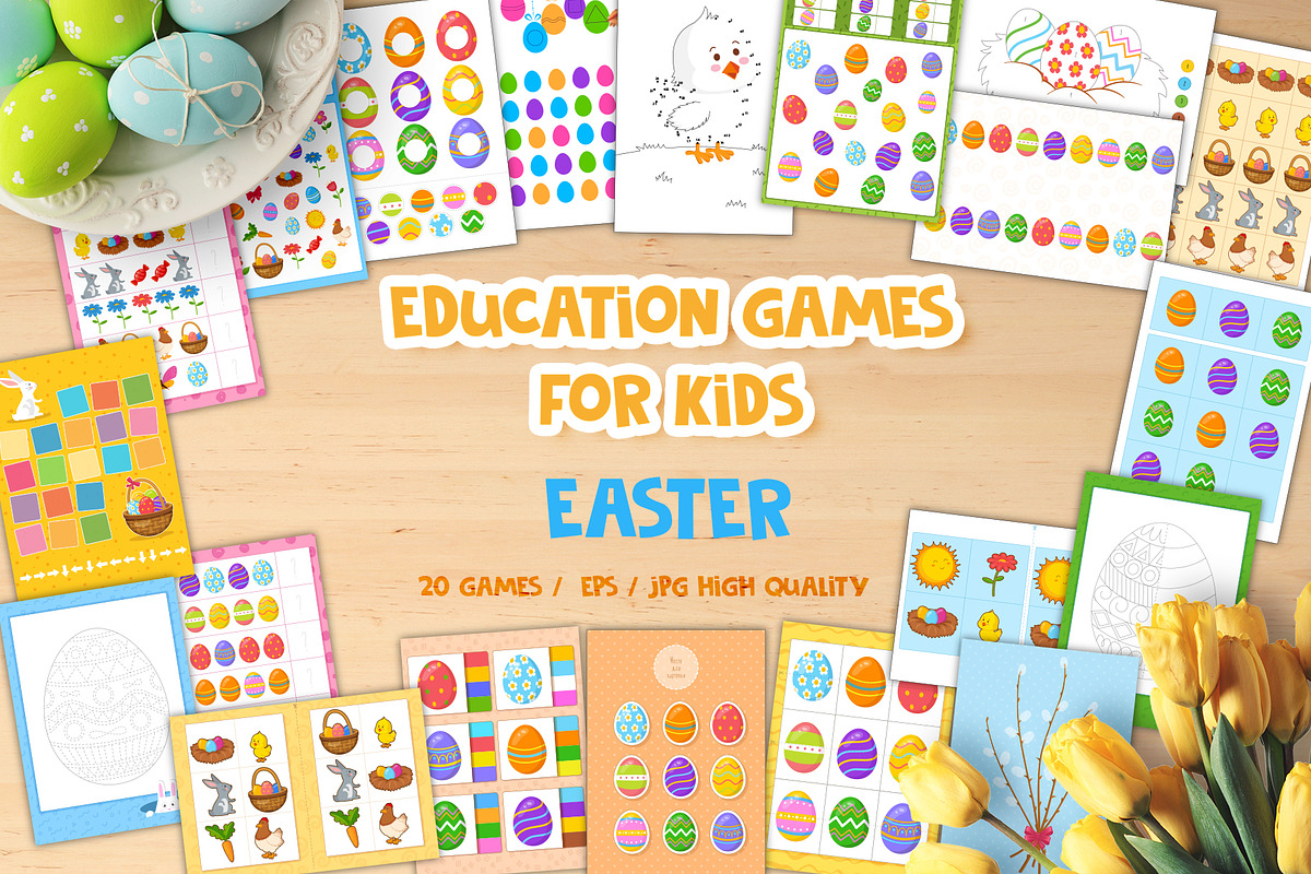 Education games for kids in Illustrations - product preview 8