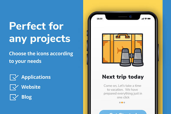 Traveling icon pack in Beach Icons - product preview 6