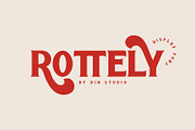 ROTTELY - DISPLAY FONT