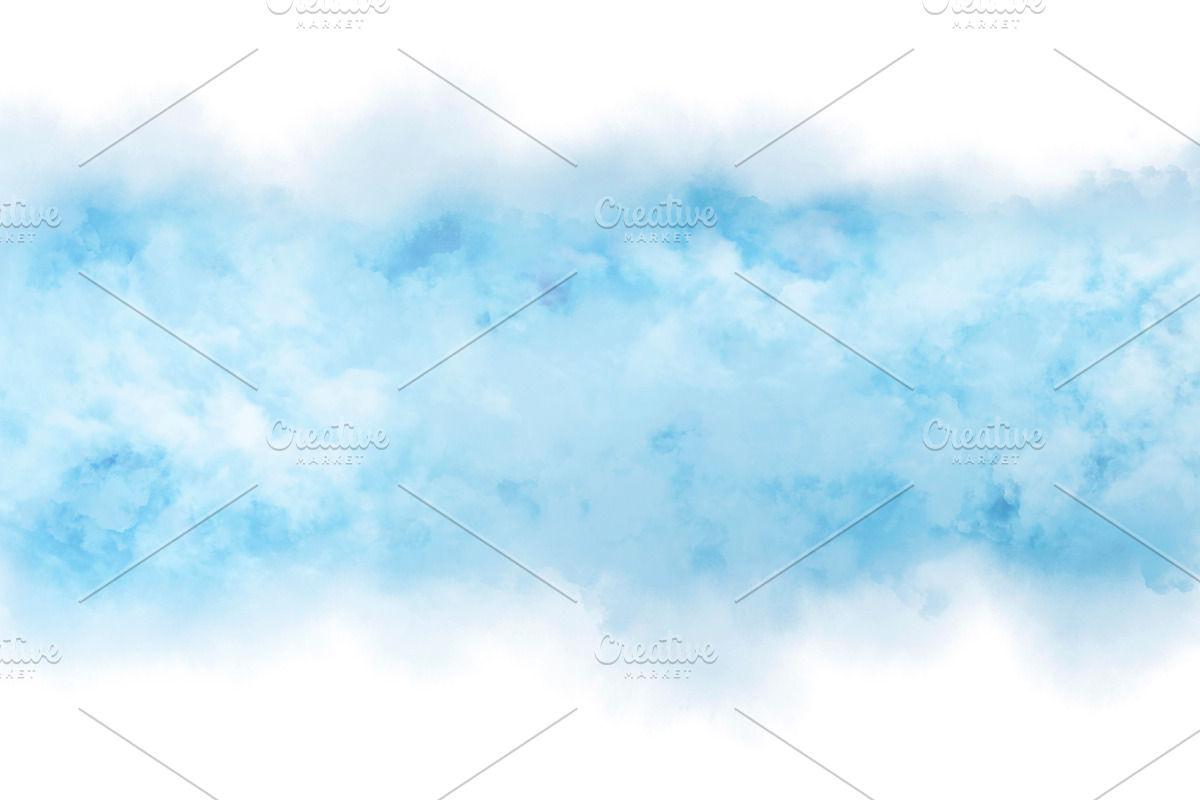 Abstract blue watercolor with cloud in Textures - product preview 8