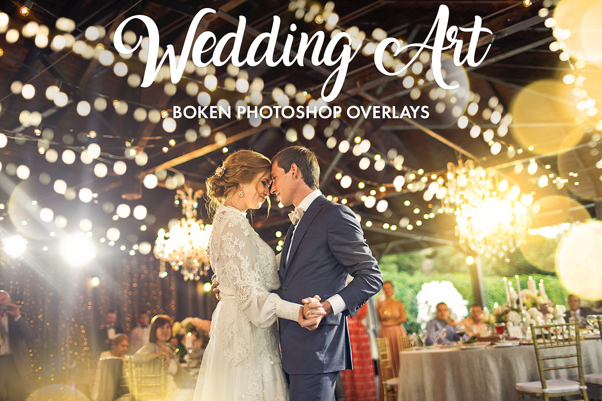 Wedding Bokeh Lights Overlays in Photoshop Plugins - product preview 8