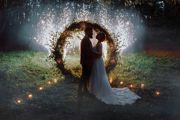 Wedding Bokeh Lights Overlays in Photoshop Plugins - product preview 14
