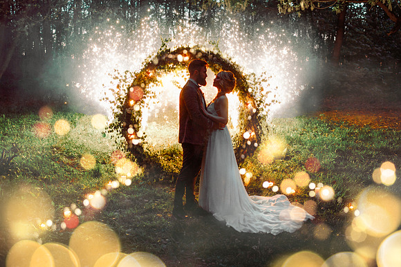 Wedding Bokeh Lights Overlays in Photoshop Plugins - product preview 15