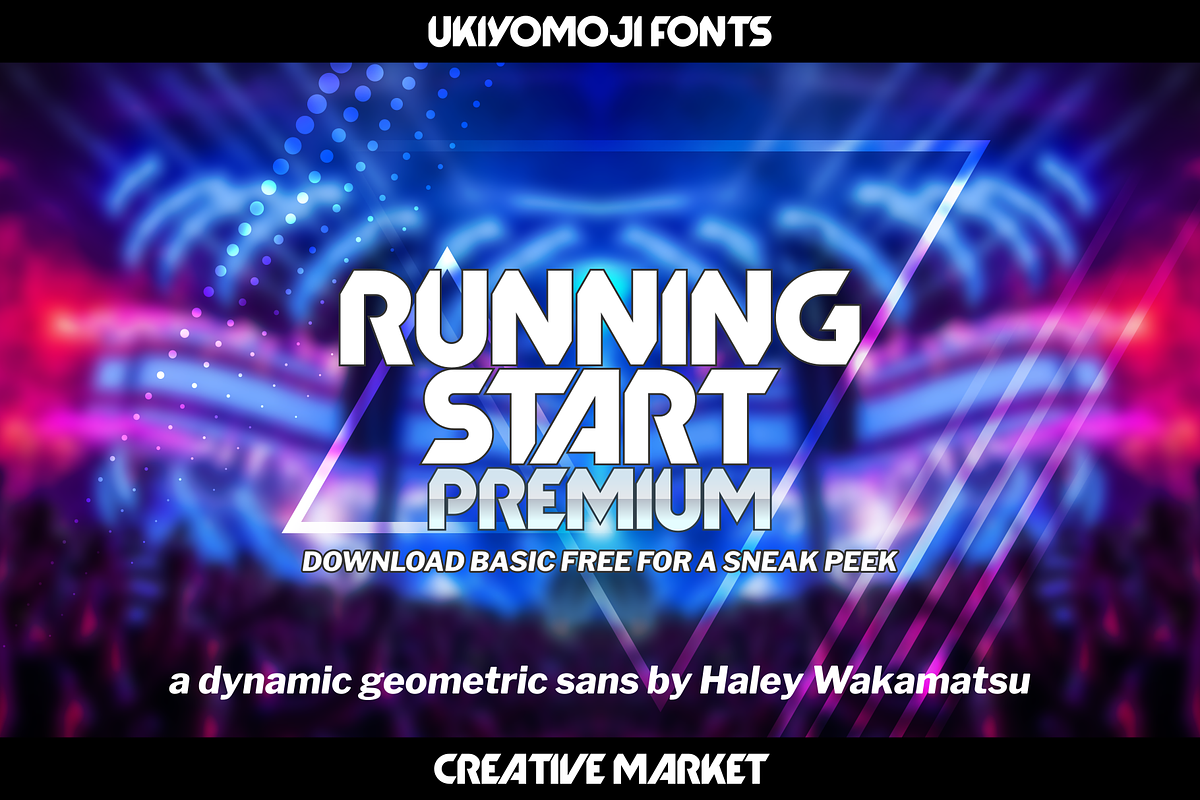 Running Start: Dynamic Geo Sans in Display Fonts - product preview 8