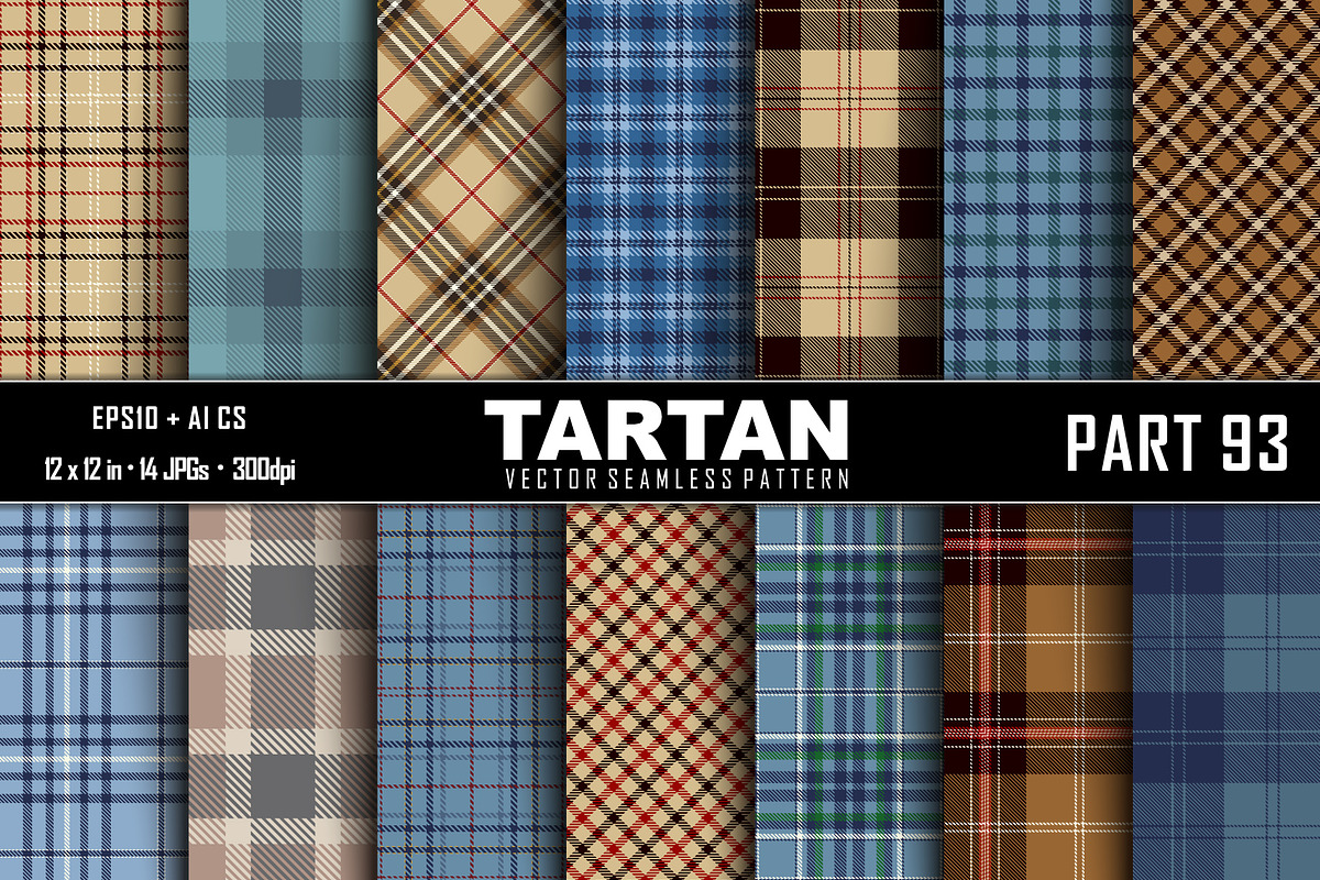 Seamless Tartan Pattern. Part–93 in Patterns - product preview 8