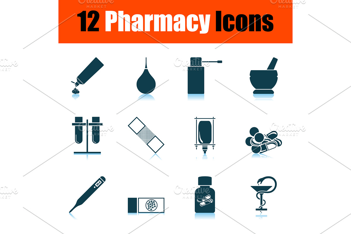 Pharmacy Icon Set in Icons - product preview 8