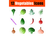 Vegetables Icon Set