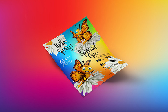 Flyer & Poster - Butterfly in Invitation Templates - product preview 2
