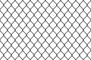 Dark gray metal chain link fence