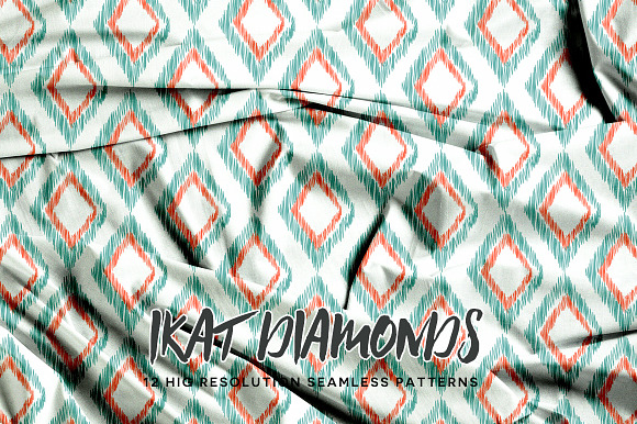 Ikat Diamonds in Patterns - product preview 1