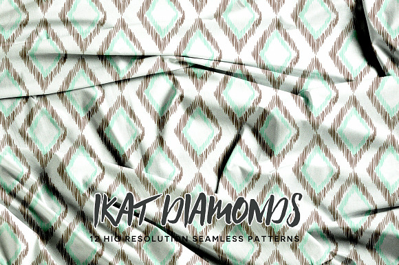 Ikat Diamonds in Patterns - product preview 3
